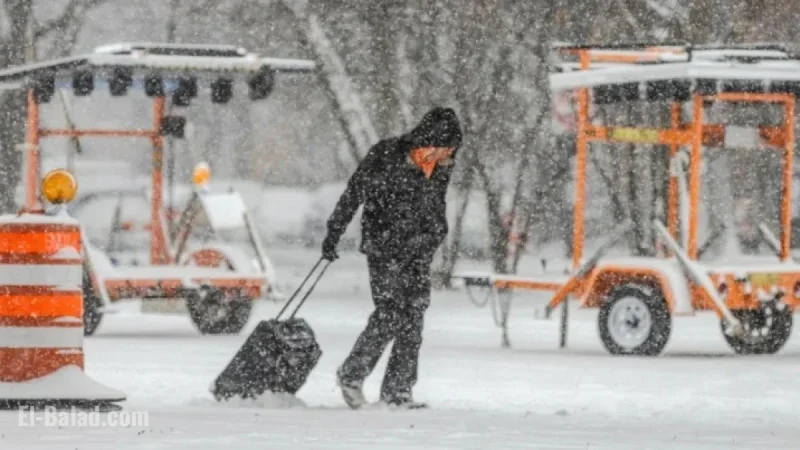 Winter Storm Disrupts Midwest on Major Travel Day