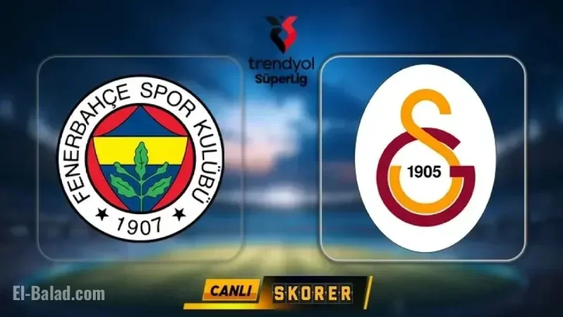 Live Coverage: Fenerbahçe vs Galatasaray in Süper Lig Derby!