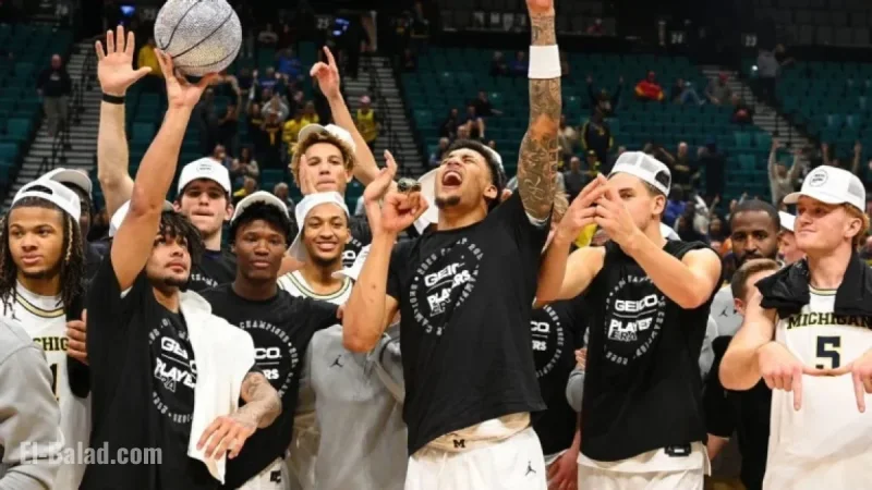 Michigan Climbs to No. 3 in AP Top 25 Men’s Poll