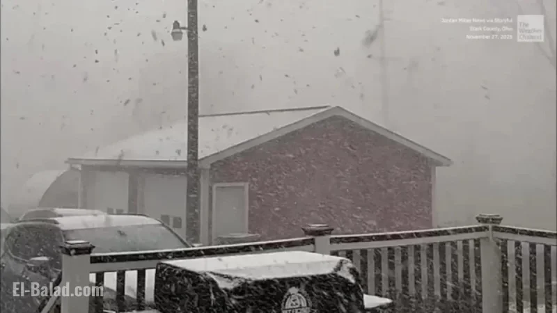 Ohio Engulfed by Intense Lake-Effect Snowstorm