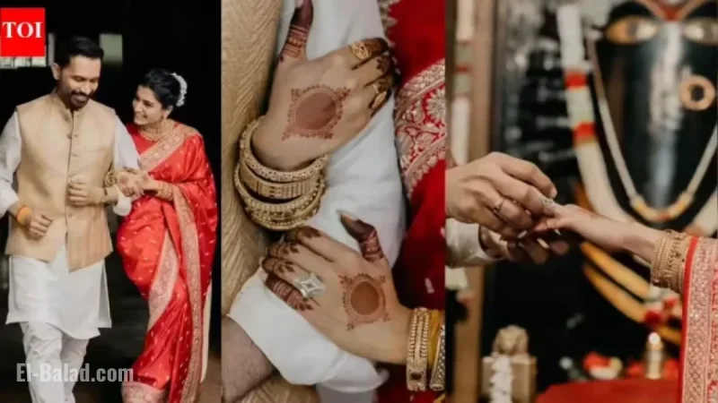 Samantha Ruth Prabhu Dazzles in Red Saree, Flaunts Wedding Ring with Raj Nidimoru