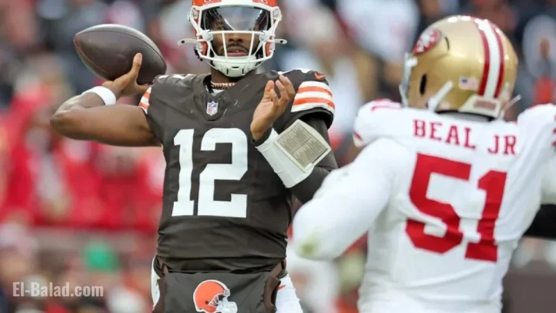 Shedeur Sanders Regrets Performance in Browns’ 26-8 Loss to 49ers