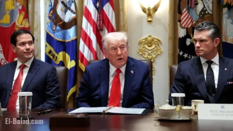 Trump Meets Rubio, Hegseth, Top Aides on Venezuela Crisis: Sources