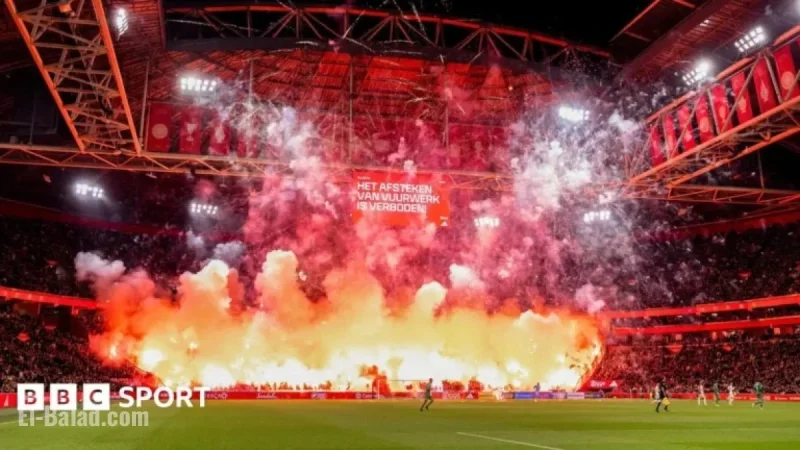 Ajax Condemn ‘Outrageous’ Fireworks as Match Abandoned