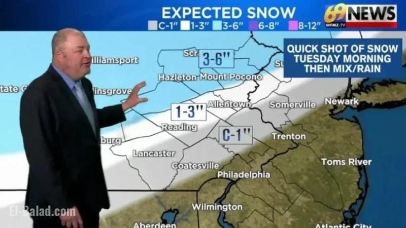 Matt Broderick Delivers 6 a.m. Weather Forecast
