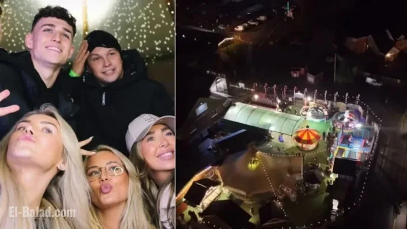 Phil Foden Rents Complete Festive Village for Ideal Christmas Celebration