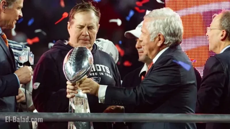 Belichick, Kraft Named Finalists for 2026 Pro Football Hall of Fame