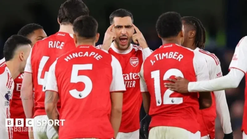Chelsea Draws 1-1 Against Arsenal Despite Caicedo’s Red Card