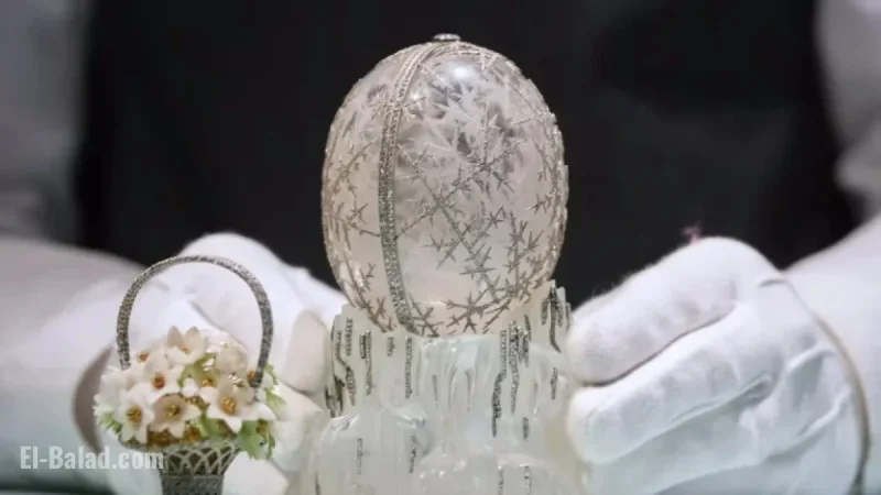 Crystal Fabergé Egg for Russian Royalty Sets Auction Record
