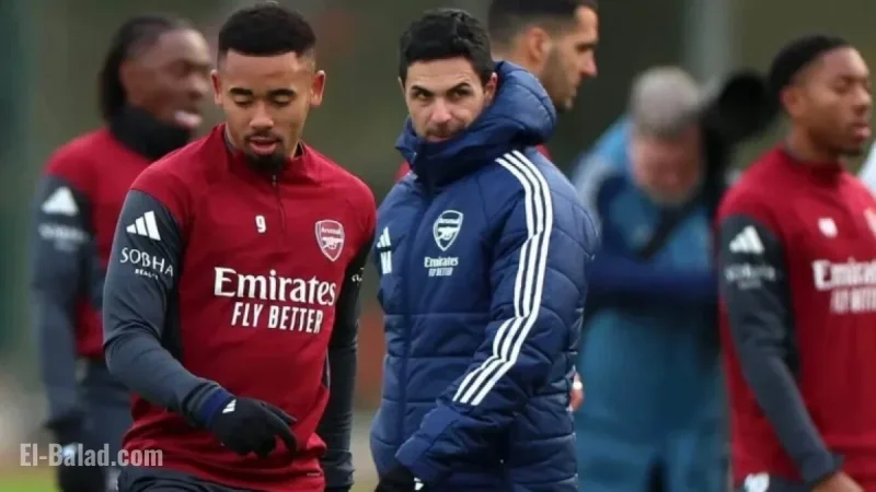 Gabriel Jesus Nears Arsenal Return; Arteta Cautious on Timing