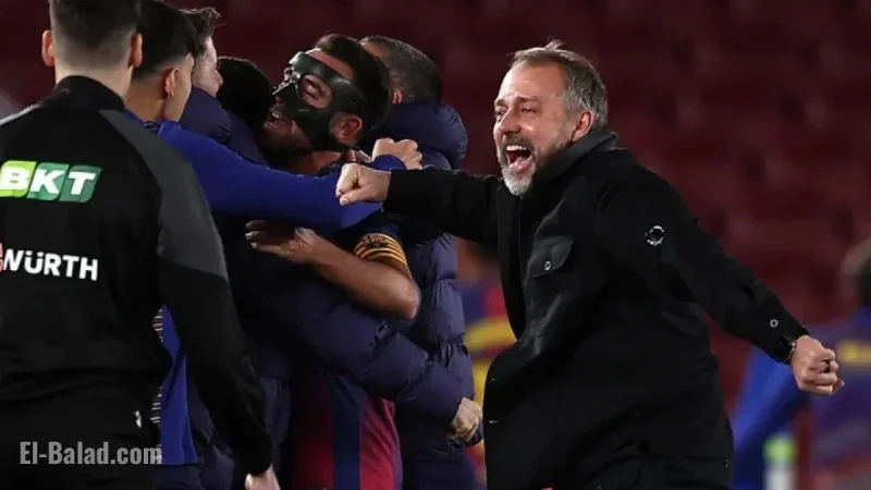 Hansi Flick Celebrates Barcelona’s Impressive Victory Against Atletico Madrid