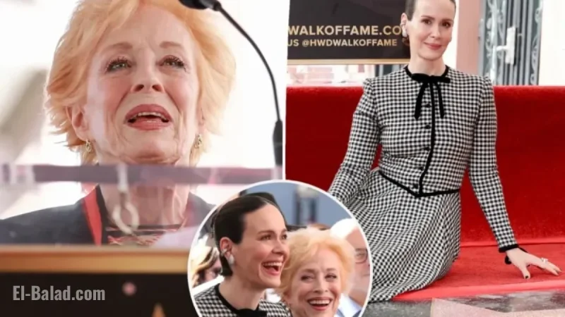 Holland Taylor Celebrates Sarah Paulson at Hollywood Walk of Fame Ceremony