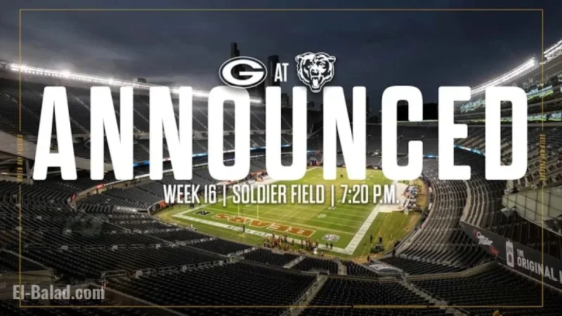 Packers Face Chicago in Dec. 20 Primetime Matchup