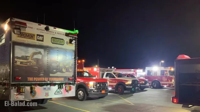 Rescue Crews Save Two Stranded on Middle Cove Cliff