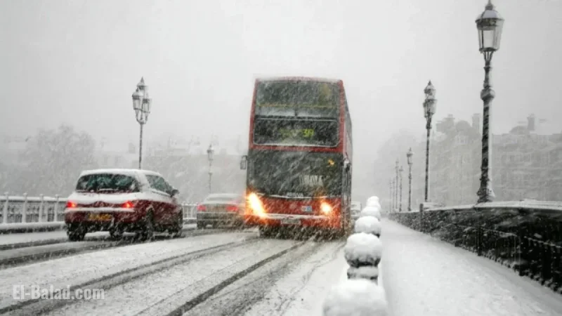 “Forecasters Warn of Upcoming 4cm Snowfall in UK Due to Arctic Blast”