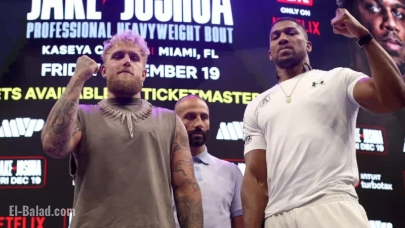 Jake Paul vs. Anthony Joshua Schedule Unveiled; New Fight Joins the Card