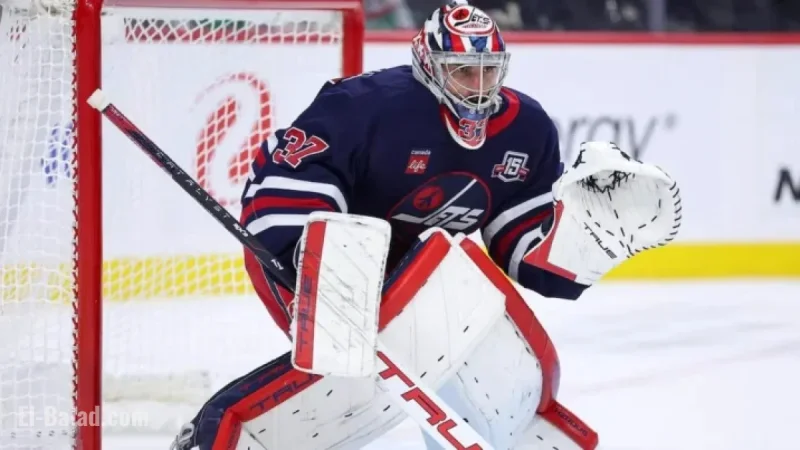 Jets Goalie Hellebuyck Set to Skate Soon, Timeline Unchanged