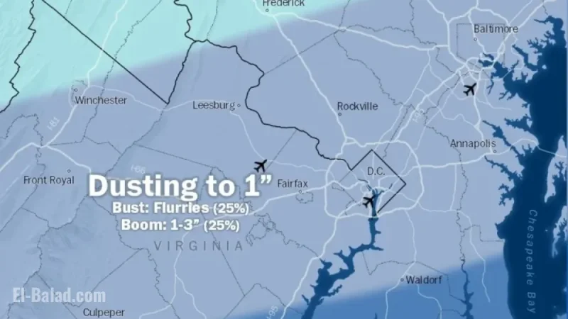 Mid-Atlantic Storm Brings Accumulating Snow to D.C.: What to Expect