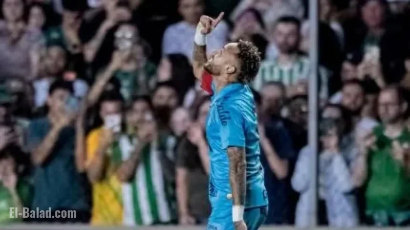 Neymar Shines as Santos Nears Relegation Escape with Draw Against Juventude