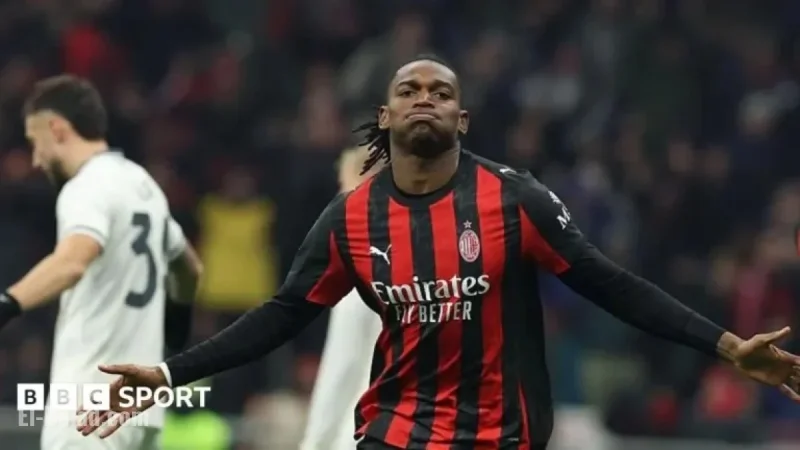 Rafael Leao’s Goal Lifts AC Milan Over Lazio, Tops Serie A
