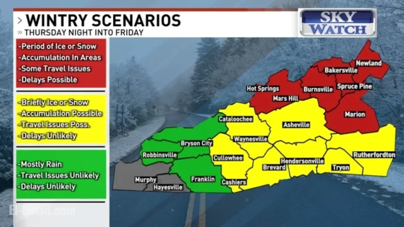 Winter Storm to Impact WNC: Prepare for Travel Delays This Week