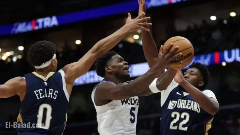 Anthony Edwards Leads Wolves to Victory Over Struggling Pelicans