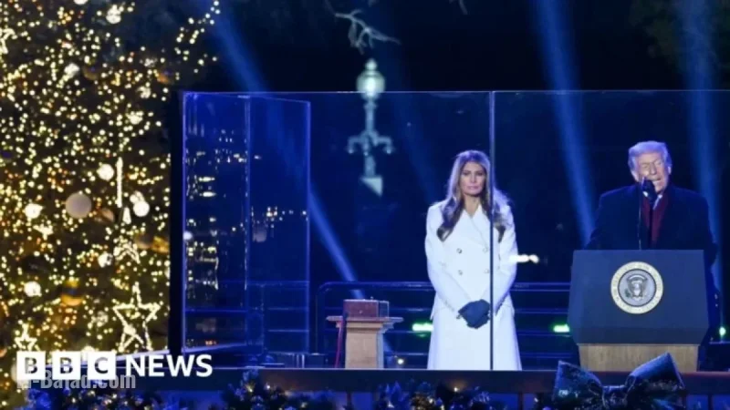 Donald and Melania Trump Illuminate National Christmas Tree