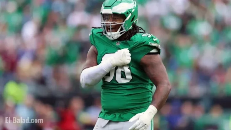 Eagles’ Jalen Carter Undergoes Shoulder Surgery, Out Against Chargers