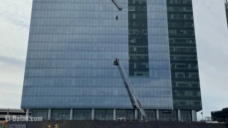 Fairfax County High-Rise Rescue: Malfunctioning Basket Strands Two Window Washers