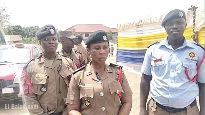 GNFS Trains Kwabre East Children in Fire Safety for Christmas