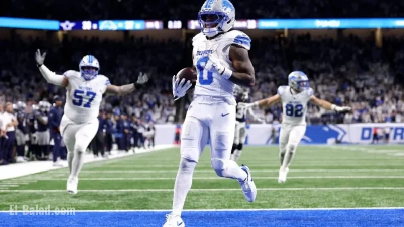 Jahmyr Gibbs Shines with 3 TDs in Lions’ Win Over Cowboys