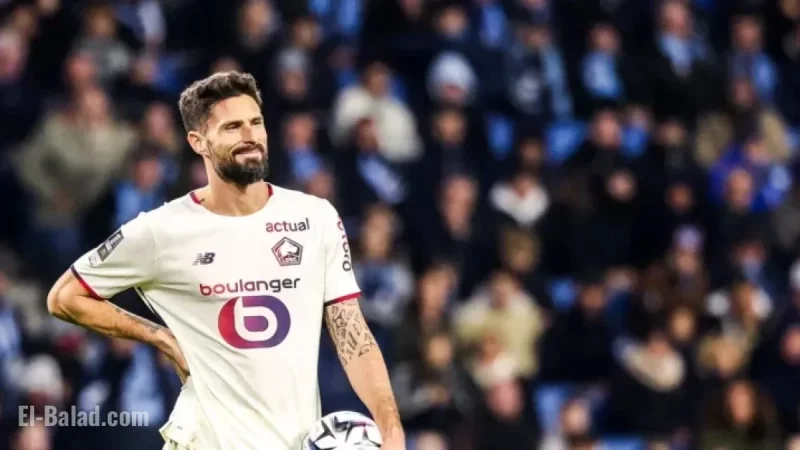 Lille vs Marseille: Giroud Benched, OM Features Fiery Attack Lineup