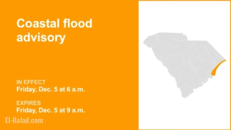 Myrtle Beach and Georgetown Face Coastal Flood Advisory Until Friday Morning