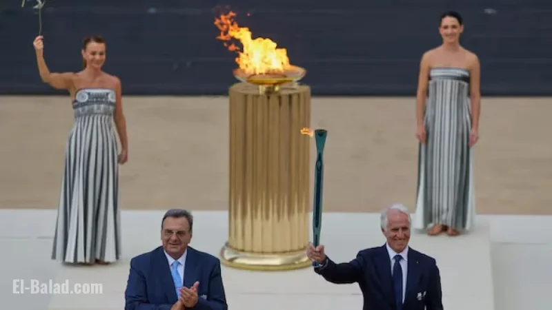 Olympic Flame for Milan Cortina Winter Games Delivered to Italian Hosts in Athens