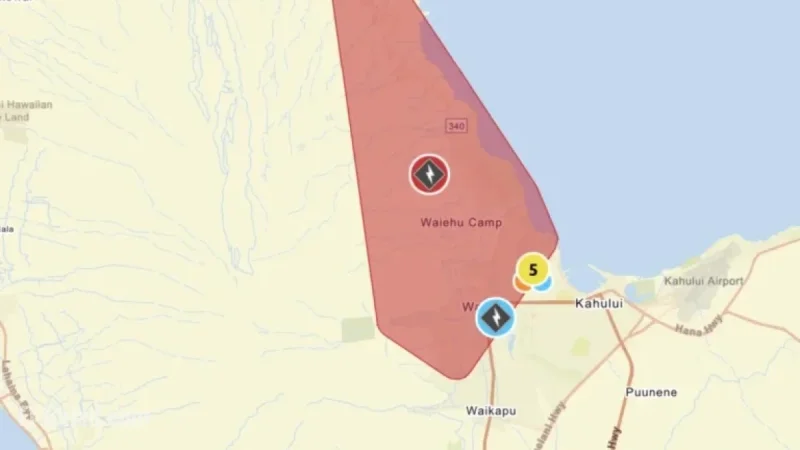 Power Outage Affects Over 7,000 Residents in Maui