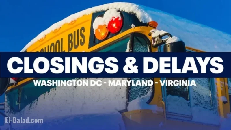 School Closures and Delays Announced in DC, Maryland, Virginia for December 5