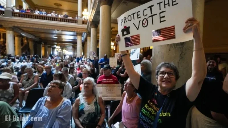 Indiana House GOP Unanimously Approves Congressional Map, Moves Plan to State Senate