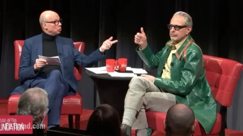 Jeff Goldblum Reflects on Five-Decade Stage and Screen Career in Video