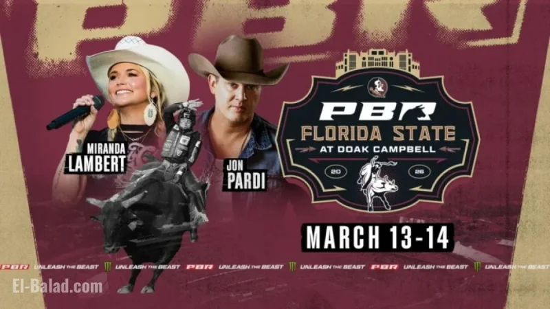 Jon Pardi, Miranda Lambert to Lead PBR Event at Florida State University