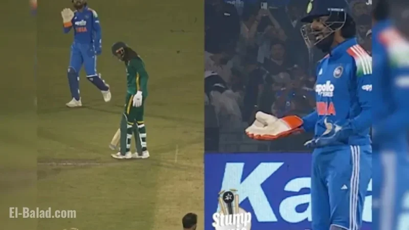 KL Rahul Frustrated as South Africa Chases 359 Against India