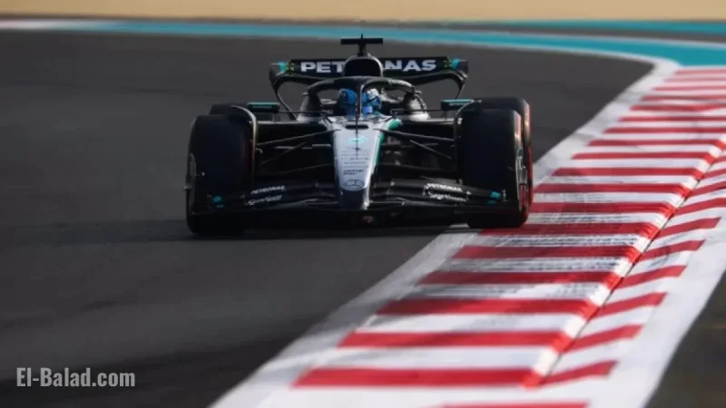 Russell Leads FP3 in Abu Dhabi; Hamilton Crashes, Norris Second