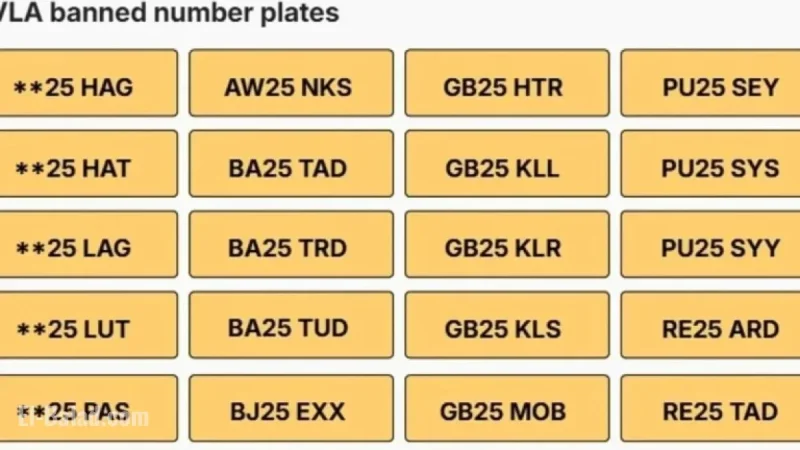 DVLA 2026 Number Plate Bans: Essential Guide for Drivers