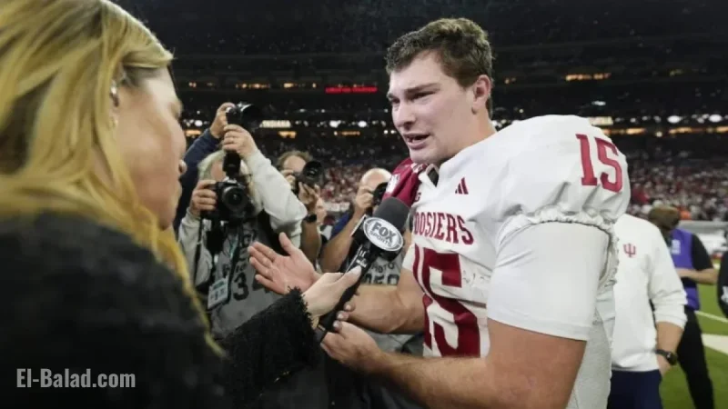 Fernando Mendoza’s Emotional Interview After Indiana’s Victory: ‘Flippin’ Champs’