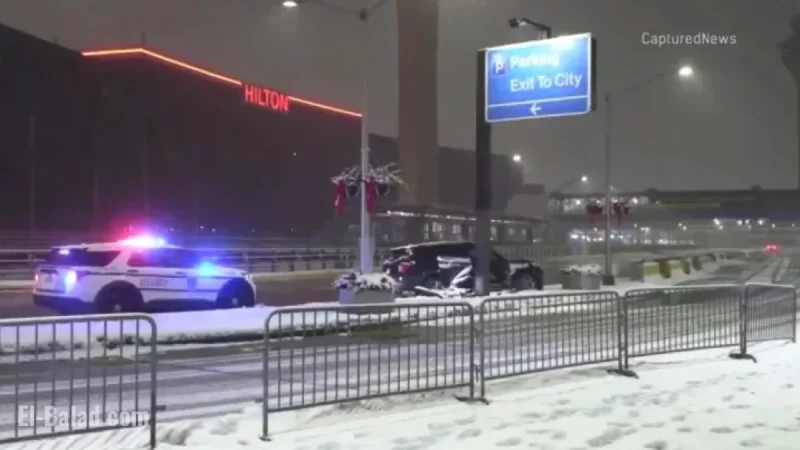 Fresh Snowfall Grounds Flights at O’Hare Sunday Morning