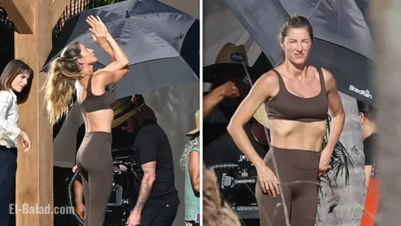 Gisele Bündchen Flaunts Fit Physique During Miami Film Shoot
