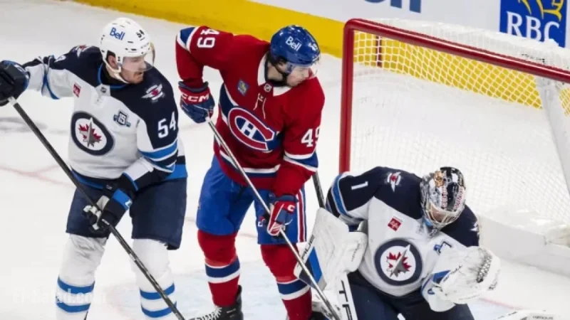 Jets’ Comrie Shines Despite Shootout Loss to Canadiens