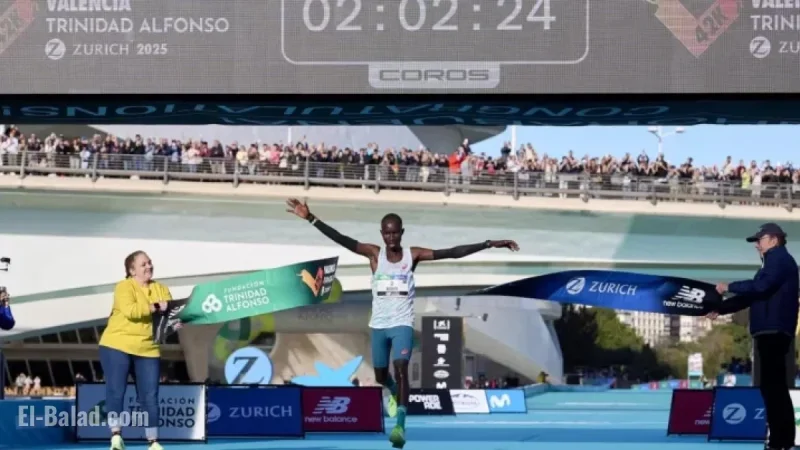 John Korir, Joyciline Jepkosgei Triumph at 2025 Valencia Marathon; Alex Yee Places 7th