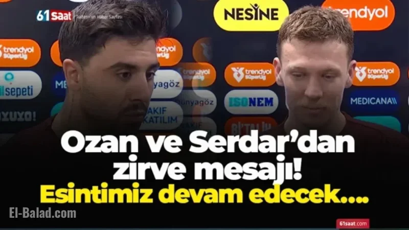Ozan and Serdar Vow to Maintain Winning Momentum!