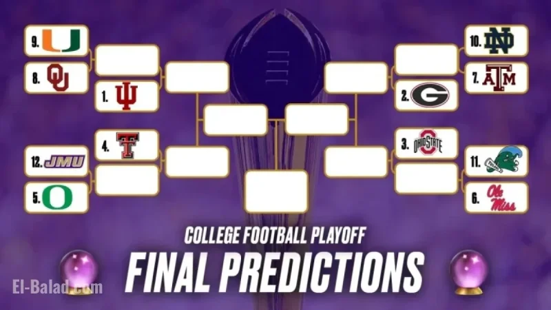 Predicted Final CFP Rankings and Bracket Ahead of Selection Sunday