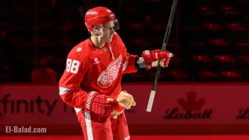 Red Wings’ Patrick Kane Approaches Key Scoring Milestones